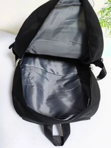 Women Functional Backpacks - 黑色 - 查看 5
