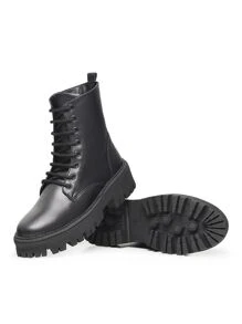 Bota Feminina Coturno Improvizzo Plataforma Tratorada Macio