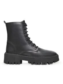 Bota Feminina Coturno Improvizzo Plataforma Tratorada Macio