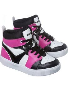 Tênis Infantil Menina Cano Médio Pink Inverno Camin Calçados