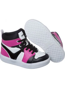 Tênis Infantil Menina Cano Médio Pink Inverno Camin Calçados