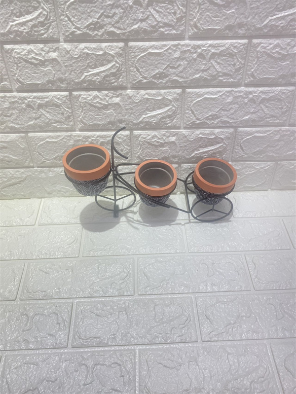 Vaso de cimento com suporte