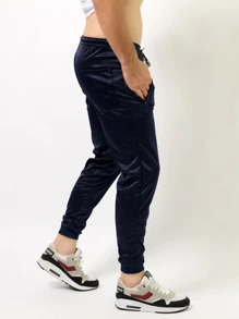 Men Pants - 藏蓝色 - 查看 5