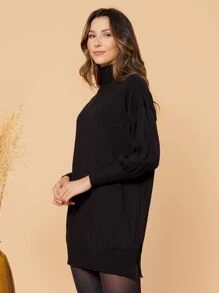 Women Knit Tops - màu đen - Xem 5