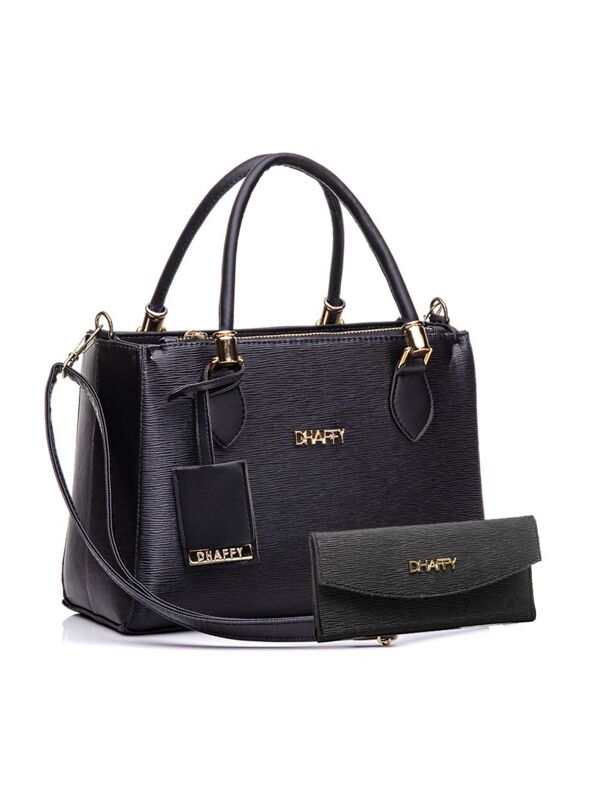 Bolsa Feminina Transversal Média Com Carteira Dhaffy