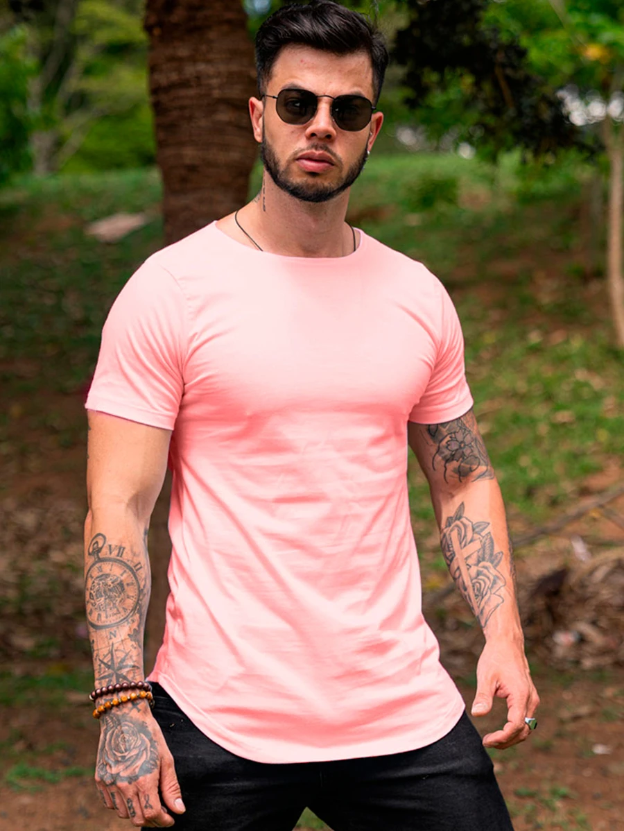 KFW Men T-Shirts & Tanks - 淺粉色 - 查看 1