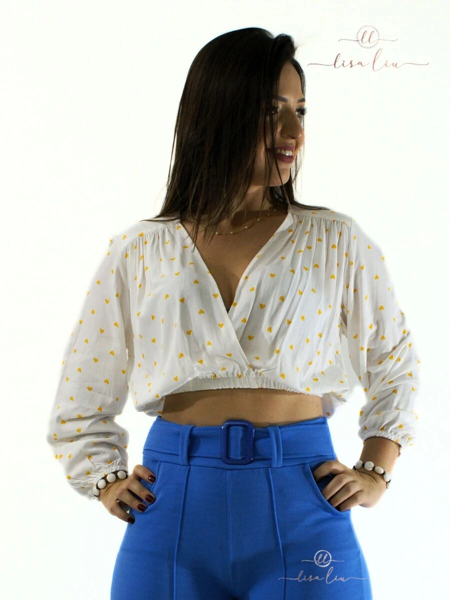 Women Blouses - 白色 - 查看 1