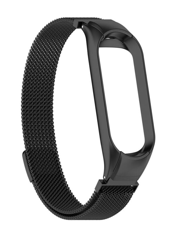 Pulseira Aço Metal Milanese Para Mi Band 3 4 5 e 6