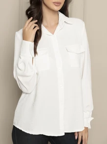 Women Blouses - trắng - Xem 5