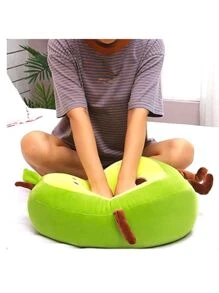 Peluche de Aguacate Kawaii - Verde Oscuro - Ver 2