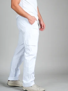 Men Pants - White - View 1