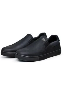 Sapatenis Tênis Sapato Masculino Slip On Iate Loafer Elástico Casual Básico Polo Fran