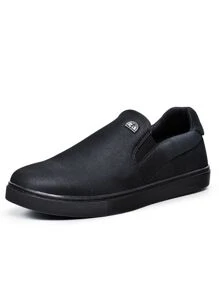 Sapatenis Tênis Sapato Masculino Slip On Iate Loafer Elástico Casual Básico Polo Fran