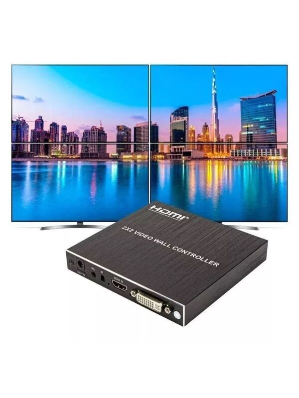 Vídeo Wall Controller 2x2 4 Telas Ultra Hd 4k Multiplas Tela SHEIN Brasil