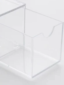Organizador Multifuncional De 4 Camadas Caixa De Armazenamento De Cosméticos Gaveta Acrílica Transparente bonito