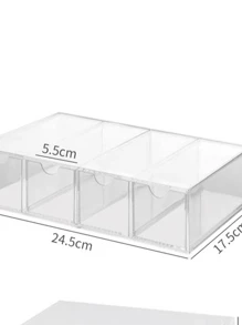 Organizador Multifuncional De 4 Camadas Caixa De Armazenamento De Cosméticos Gaveta Acrílica Transparente bonito