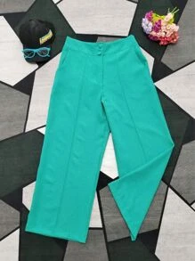 Plus Size Pants - 綠色 - 查看 1