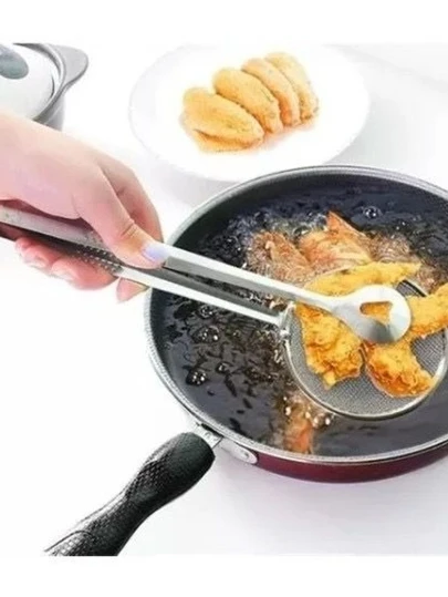 Escumadeira Para Fritura Com Pegador Em Inox Escorredor Para Óleo Boa qualidade Ke Home