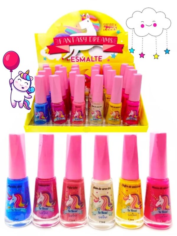 Esmalte Infantil Imperdível 2 Uni Disco Teen Festa Junina
