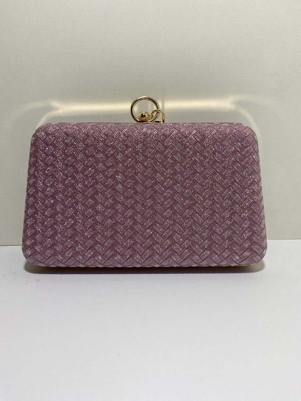 Bolsa de festa clutches carteira brilhosa com duas alça para casamento SHEIN Brasil