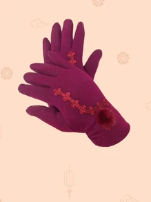 Luvas Touch Feminina Importada Forro Pelúcia sintético