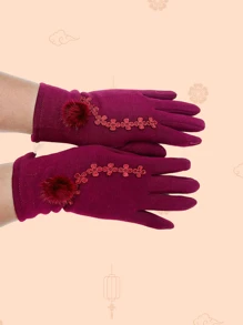 Luvas Touch Feminina Importada Forro Pelúcia sintético
