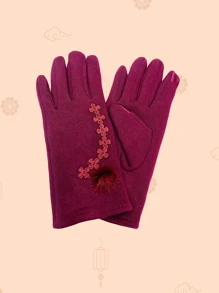Luvas Touch Feminina Importada Forro Pelúcia sintético