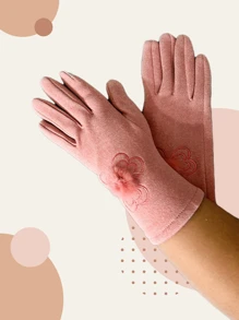 Luvas Touch Feminina Importada Forro Pelúcia sintético