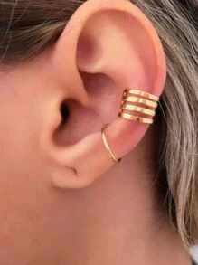 Emily Bijoux Clip de Orelha Cartilagem Piercing Fake