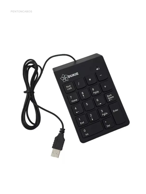 Mini Teclado Numerico Usb Com Fio