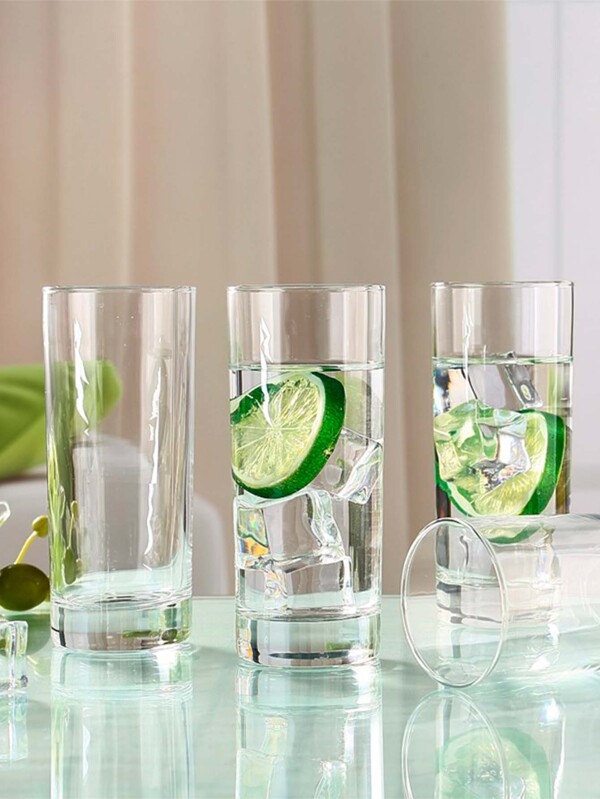 Kit com 6 Copos de Vidro Jiggers Shot Drink Tequila Vodka Pinga