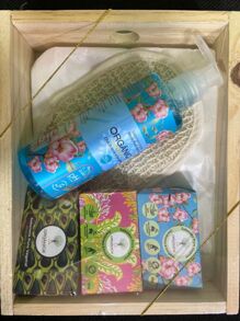 KIT PARA BANHO INFINITO CHA BRANCO E GENGIBRE B