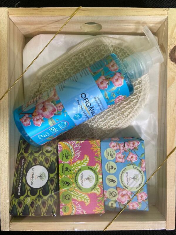 KIT PARA BANHO INFINITO CHA BRANCO E GENGIBRE B