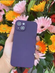 Kelly Capas De Silicone Com Veludo Dentro Compatível com Iphone 14 Pró Câmera Fechada