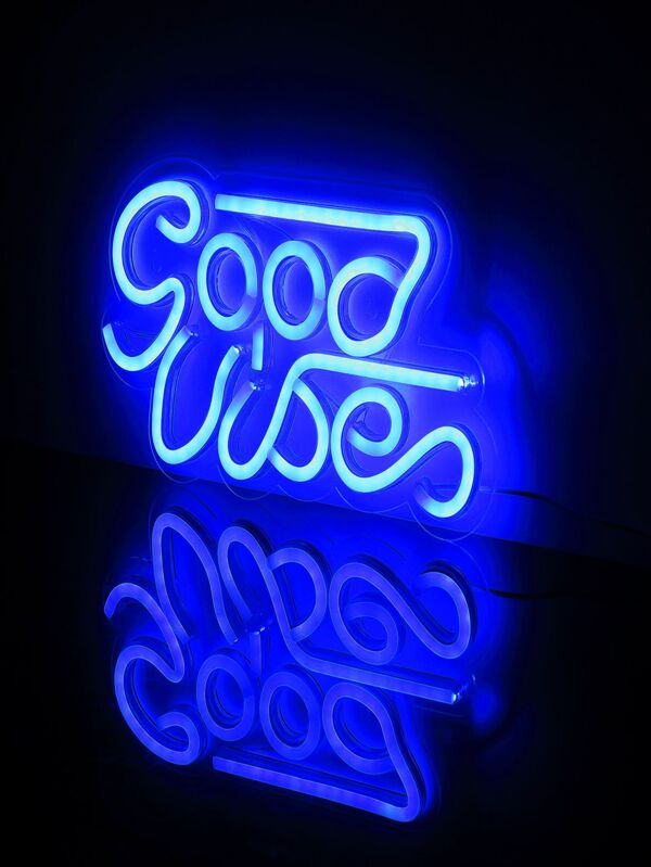 Good Vibes Neon Sign, LED Neon Signs for Wall Decor, Neon Lights