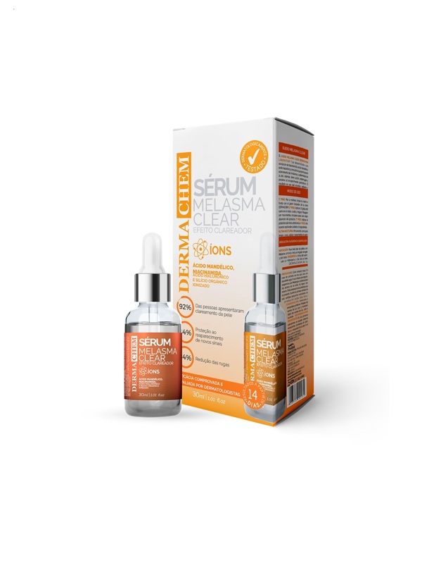 Serum Melasma Clear Efeito Clareado Dermachem 30ml