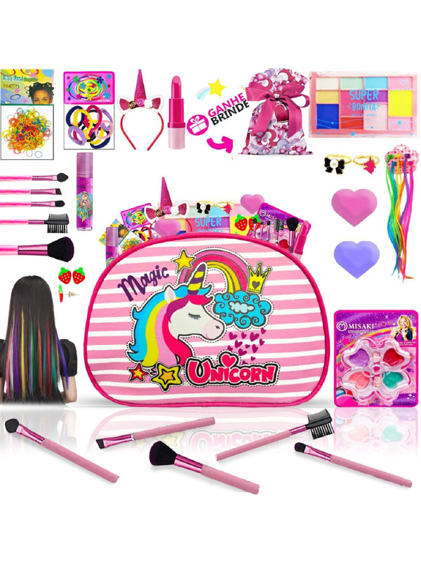 Maquiagem infantil criança meninas com brindes DTV011