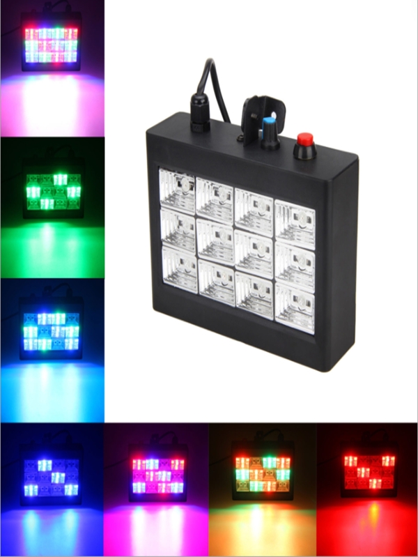 Strobe Luz Laser De Especiais Rgb 12 Led Estágios TB-0625