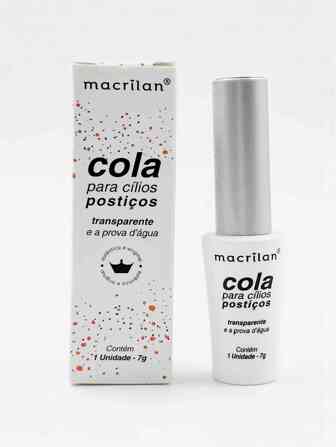 Cola Para Cílios Transparente Macrilan