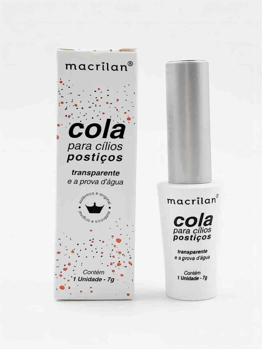 Cola Para Cílios Transparente Macrilan