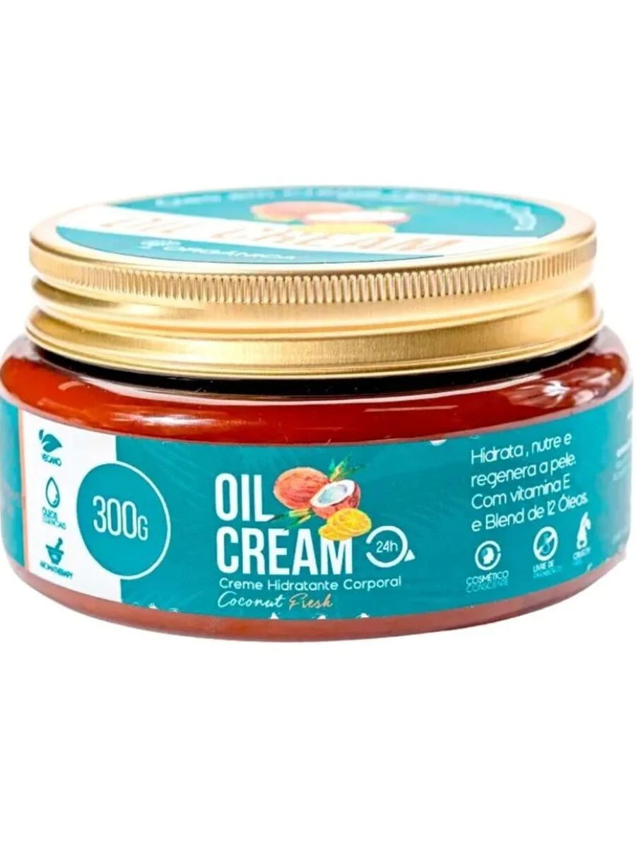 OIL CREAM HIDRATANTE C.OCONUT E LIMA 300 G