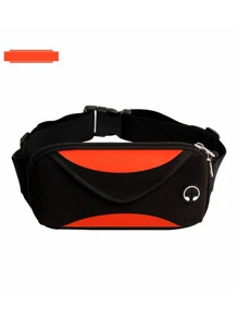 Pochete de Fitness Para Celular Esportiva Antifurto Corrida Academia prova d'água feminino masculino Unissex - Laranja - Visão 1