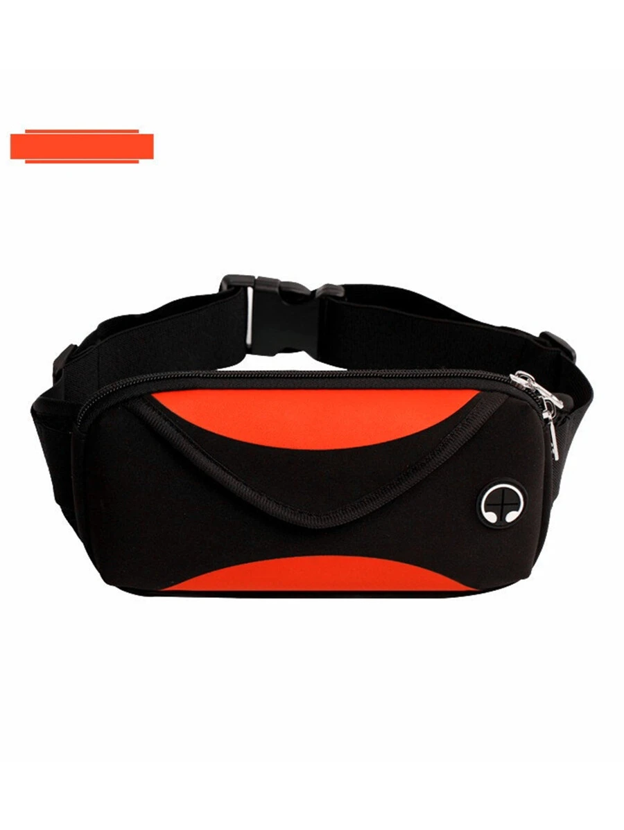 Pochete de Fitness Para Celular Esportiva Antifurto Corrida Academia prova d'água feminino masculino Unissex - Laranja - Visão 1