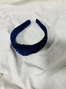 Tiara Nó Turbante Blogueira Em Veludo
