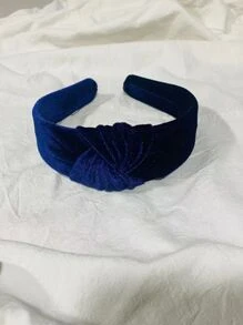 Tiara Nó Turbante Blogueira Em Veludo