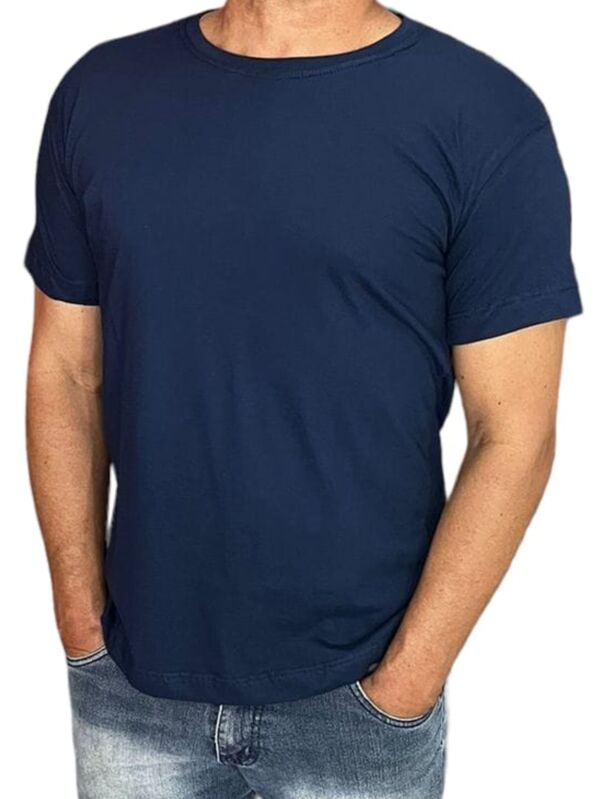 Camiseta Masculina Esporte Casual Básica Lisa Algodão Atacadista toqref