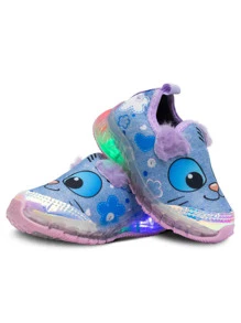 Tênis Infantil Calce Fácil Nº 20 Ao 27 Estampado Luz Led 11.93i