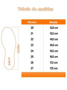 Tênis Infantil Calce Fácil Nº 20 Ao 27 Estampado Luz Led 11.93i