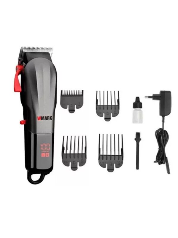 Wmark Maquina de Cabelo Wmark Recarregavel Display Digital NG115