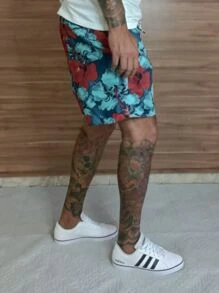 Kit 3 Peças Bermuda Short Mauricinho Estampado Masculino